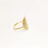 BAGUE IMPRESSION DENTELLE OR – Image 5
