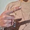 Sautoir talisman trio de perles