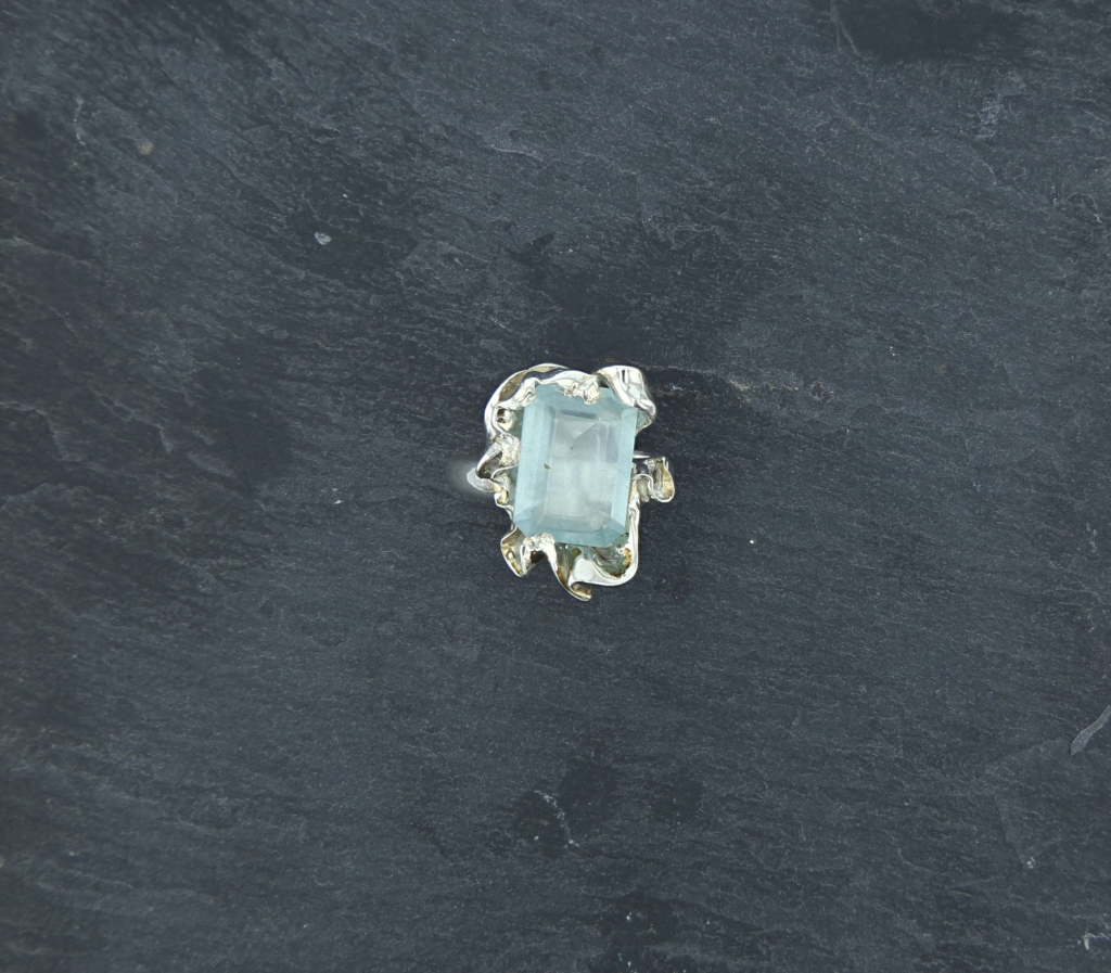 Bague Virvolt Aigue-marine