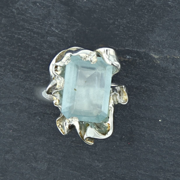Bague Virvolt Aigue-marine